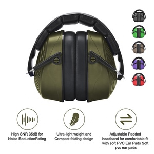 Zohan EM019 Sécurité industrielle <span class=keywords><strong>Ansi</strong></span> Ce Aus Certifié Annulation du son Tir Cache-oreilles Protection auditive Cache-oreilles - Product Image 6