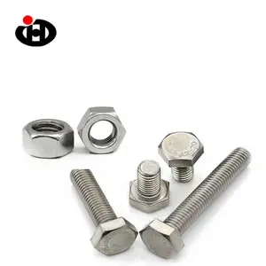 Hot Sales Hardware Fasteners Stainless Steel Hex Bolt And Nut Screw Customized Washer Fastener Supplier Manufacturers ASTM