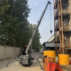 크롤러 스파이더 크레인 텔레스코픽 자체 추진 크롤러 스파이더 크레인 원격 제어 가능 스파이더 크레인 - Product Image 3