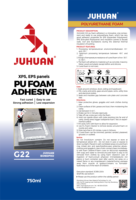 Mousse de polyuréthane en spray à cellules fermées multi-usages à haute expansion JUHUAN 750 ml pour la construction XPS