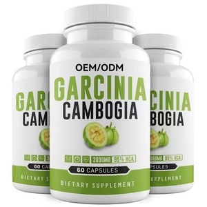 Oem ODM nhãn hiệu riêng bổ sung tinh khiết Sản phẩm tự nhiên 95% <span class=keywords><strong>HCA</strong></span> thuốc Garcinia Cambogia chiết xuất màu xanh lá cây viên nang - Product Image 1