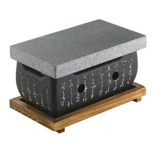 <span class=keywords><strong>Pietra</strong></span> lavica calda per cucinare con set fornello, pietre calde giapponesi per bistecche, grill da interno, set di pietre calde per bistecche sfrigolanti - Product Image 6