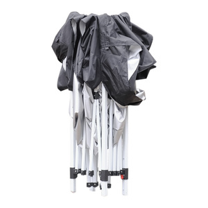 Moderno Gazebo Plegable <span class=keywords><strong>3x3</strong></span> para Jardín, Ecológico, Resistente a la Lluvia, con Estructura de Acero, Opciones de <span class=keywords><strong>Madera</strong></span>, Plástico y Metal, Pérgola Arqueada Elegante - Product Image 5