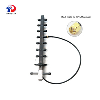 Antena Repetidora Exterior de Largo Alcance Direccional 10dBi 2.4G WiFi Yagi para Comunicación