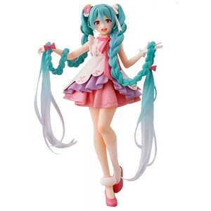 Set de Figuras de Anime Hatsune <span class=keywords><strong>Miku</strong></span> al por Mayor, Lindos Juguetes de Cantante Virtual, Figuras Coleccionables para Decoración de Escritorio, Regalo para Fans, Muñeca de Compañía - Product Image 2