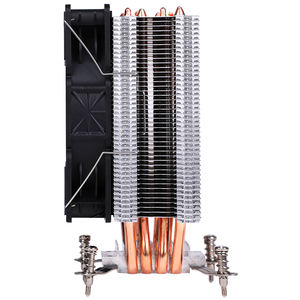 2 caloducs refroidisseur Cpu Pwm 3 broches 90mm Rgb Pc radiateur pour <span class=keywords><strong>Intel</strong></span> Lga <span class=keywords><strong>1700</strong></span> <span class=keywords><strong>1200</strong></span> 1150 1151 1155 Amd Am4 ventilateur de refroidissement Cpu silencieux - Product Image 5