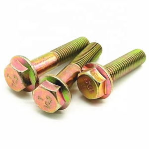 Boulon à tête hexagonale à longue jambe, plaqué zinc jaune, pour voitures, motos et moteurs diesel - Product Image 5