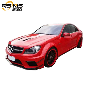 Kit de Carrocería Semi Fibra de Carbono Estilo Ancho Black Series para Mercedes Benz Clase <span class=keywords><strong>C</strong></span> W204 Coupé 2D C63 AMG 2011-2014 Condición Nueva - Product Image 3