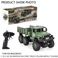 Coches y Camiones RC a Gasolina, Estilo 1:18, Camión Militar 6WD, Coches RC Nitro Profesionales de Alto Rendimiento, Vehículo Militar Todoterreno con Control Remoto