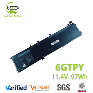 Batterie d'ordinateur portable de remplacement 6GTPY GPM03 pour Dell <span class=keywords><strong>XPS</strong></span> 15 9550 9560 9570 7590 Precision 5510 5520 5530 5540 Inspiron 7590 7591 - Product Image 1