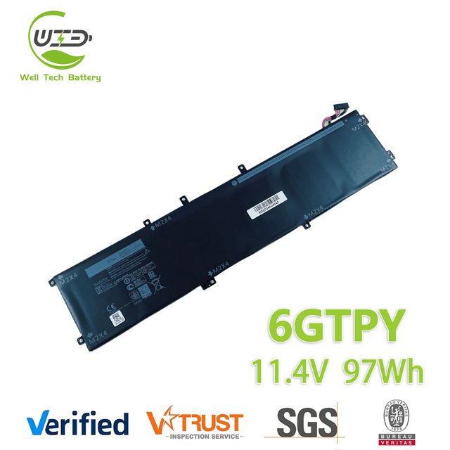 Replacement 6GTPY GPM03 Laptop Battery for Dell XPS 15 9550 9560 9570 7590 Precision 5510 5520 5530 5540 Inspiron 7590 7591