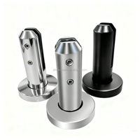 Support de fixation en acier inoxydable de 200 mm pour clôture de piscine, idéal pour les escaliers, les balustrades et les rampes en verre.