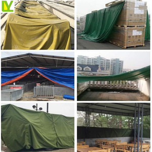 Heavy Duty Polyester Vải Tarps PVC Không Thấm Nước Tarpaulin Bể Nước Tarpaulin - Product Image 4