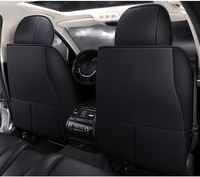 Protectores de asiento de cuero para coche, juego completo Universal para la mayoría de los sedanes, SUV, camioneta, impermeable, Nappa