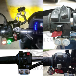 ขายึดสวิตช์แฮนด์มอเตอร์ไซค์โมจิ ขนาด 22 มม.-16 มม. สแตนเลสสตีล ใช้ได้กับสกู๊ตเตอร์และมอเตอร์ไซค์ทั่วไป - Product Image 3