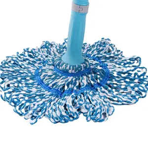 Mop piatto in microfibra di alta qualità 360 twist Dry Wet sostituibile per la pulizia del pavimento