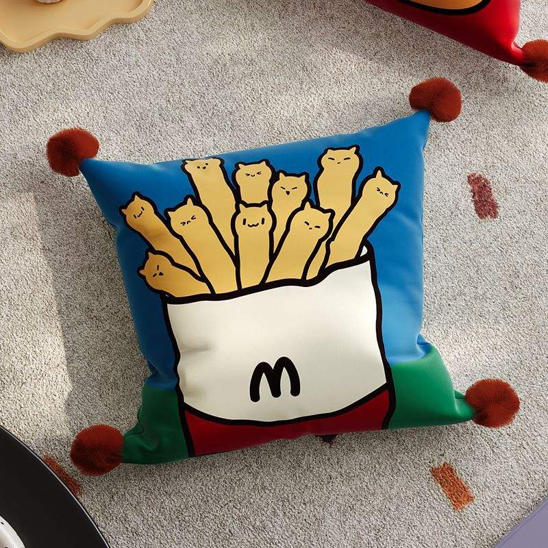 Color-blocked French Fries Man