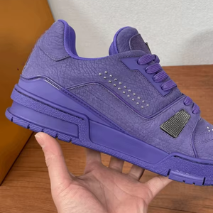 Custom Luxury Genuine Leather Lace-Up <b>Trainer</b> Sneakers <b>for</b> <b>Men</b> Women Sport Shoes 3D Printed Logo Soft <b>Lightweight</b> Fashion Trend - Product Image 4