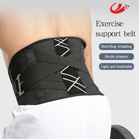 Ceinture de soutien lombaire 2+1 avec barres de maintien, double pression réglable, en maille respirante, protection élastique pour la taille, idéale pour le fitness