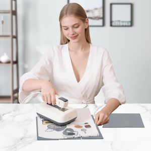 4 hojas de presión de silicona de doble cara, alfombrilla de prensa de calor con corte para tapa HTV y transferencia de vinilo de camisetas, tamaños personalizados - Product Image 5