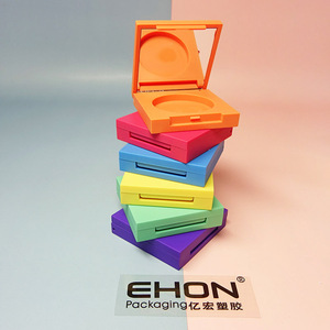 กล่องใส่เครื่องสำอางพลาสติกทรงสี่เหลี่ยม EHON รุ่น YH-E512F แบบพกพา พร้อมกระจก ขนาดเส้นผ่านศูนย์กลาง 36 มม. สีสันสดใส - Product Image 5