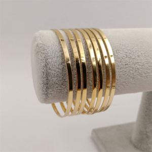 Pulseras y Brazaletes de Bisutería, Sin Comisión de Intermediarios, Grabado Láser Profundo, Regalo Navideño para Mujer, Acabado en Dos Tonos - Product Image 5