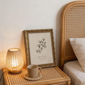 Cuadro de Pared con Versículo Bíblico en Marco Dorado, Impresión Religiosa Floral en Acuarela Vintage, Muestras OEM ODM Listas en Media Jornada - Product Image 6