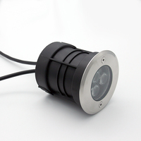 Al Aire Libre IP68 impermeable blanco cálido 12V 24V enterrado ajustable enterrado Led luces subterráneas luces de paisaje de tierra pasarela