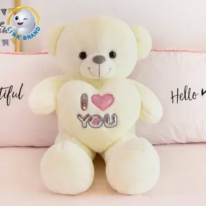 Wholesale Buy Valentines Teddy Bears I Love You Teddy Bear Plush Toy With Heart Stuffed Animals Toys