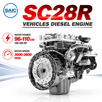 Moteur diesel turbo à rampe commune 4 cylindres DOHC SAIC SDEC SC28R 150HP 110kW 2.776L pour camion Maxus V80 T60