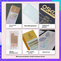 Boîte en carton multi-tailles et multi-couleurs pour cosmétiques, huiles essentielles, petits cadeaux, emballage à rabat, étui de rangement pour petites entreprises