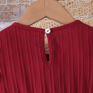 Robes d'été pour filles, manches à volants, vêtements <span class=keywords><strong>de</strong></span> fête d'anniversaire, couleur unie, robe <span class=keywords><strong>de</strong></span> princesse douce, pour les <span class=keywords><strong>vacances</strong></span> <span class=keywords><strong>des</strong></span> enfants - Product Image 6