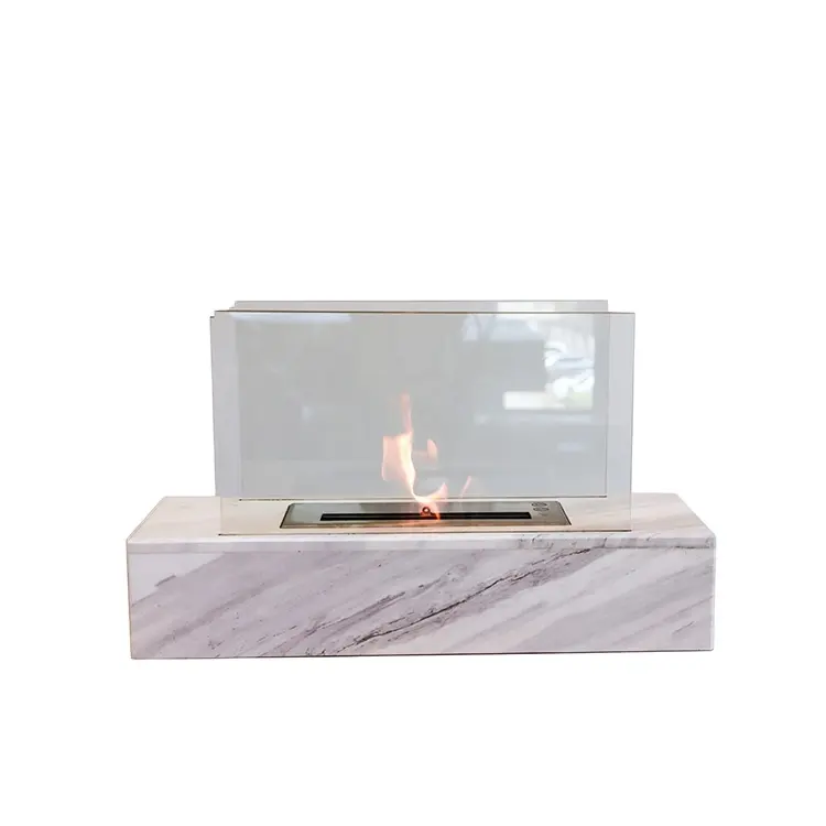 Factory Sale Natural Gas Fire Glass Pit Tabletop Fireplace