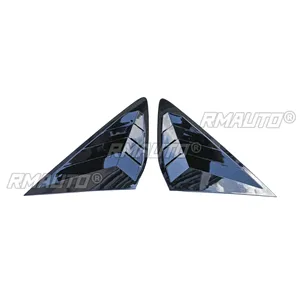 For Honda Accord 11th Gen 2023-2024 Body Kit Rear <b>Window</b> Side Vent Shutter Louver <b>Cover</b> Trim Carbon Fiber Look Car Accessories - Product Image 6