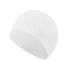 Casquette de cyclisme en maille, couleur unie, respirante, haute élasticité, doublure de casque pour les sports de plein air, protection solaire, unisexe, adulte - Product Image 2