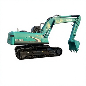 Excavadora Hidráulica Usada Kobelco sk200-6E de 20 Toneladas, Multi-Terreno, para Excavación de Zanjas en Huertos y Plantaciones - Product Image 1