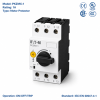 Eaton PKZMX-1 1A 3-Pole Motor Protection Circuit-Breaker 690V AC Sakelar Pelindung Keamanan Motor Industri