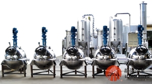 Pentola a doppia giacca in acciaio inossidabile con <span class=keywords><strong>riscaldamento</strong></span> inclinabile fornello industriale elettrico <span class=keywords><strong>per</strong></span> alimenti con rivestimento a vapore <span class=keywords><strong>bollitore</strong></span> nuovo - Product Image 3