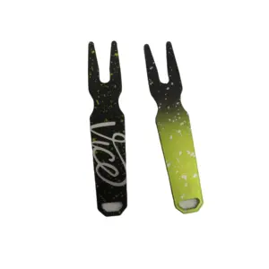 Высококачественные металлические ключи для гольфа из нержавеющей стали под заказ, магнитные клюшки для гольфа с логотипом под заказ