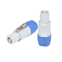 Bloqueable 20A 250V Powercon enchufe macho gris Panel solar Cable conector de alimentación
