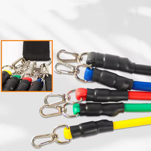 Bandes de résistance de forme physique ensemble bandes d'entraînement avec poignées sac de rangement de sangles de <span class=keywords><strong>cheville</strong></span> d'<span class=keywords><strong>ancrage</strong></span> de porte pour l'entraînement musculaire - Product Image 3