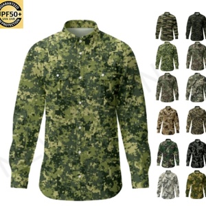 Chemise de pêche et de chasse respirante à séchage rapide, camouflage personnalisé Mossy Oak Bottom - Product Image 1