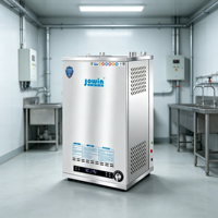 Générateur de vapeur au gaz commercial 40-80KW 55-125kg/h en acier inoxydable 304 de qualité alimentaire, haute efficacité, économie d'énergie 20-40% pour cuisine commerciale