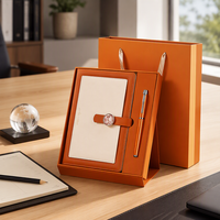 Coffret Cadeau Carnet en Cuir PU Personnalisable avec Logo Imprimable, Journal d'Affaires et Planificateur avec Stylo pour Événement d'Entreprise
