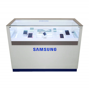 Wholesale Custom Mobile CellPhone Shop Glass Display Showcase Cabinet Phone Display Counter