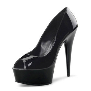 Nouvelles chaussures à talons très hauts de <span class=keywords><strong>15</strong></span> <span class=keywords><strong>cm</strong></span>, mode printemps-automne, bout ouvert, plateforme, à enfiler, <span class=keywords><strong>talon</strong></span> fin, modèle club, augmentant la taille - Product Image 3