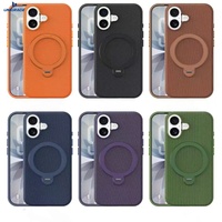 Étui 360° pour iPhone 16 Pro Max, étui magnétique pour iPhone 11, étui en cuir pour iPhone 16