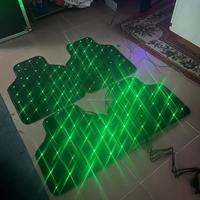 Produits tendance 2024 nouveautés personnalisé fibre optique ensemble complet tapis de voiture 4 pièces universel voiture led starlight tapis
