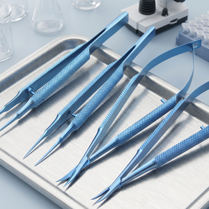 Kit de micro-chirurgie manuel Healer en acier inoxydable 14 mm, ciseaux chirurgicaux certifiés CE Classe II, garantie 1 an, usage hospitalier, retour - Product Image 3
