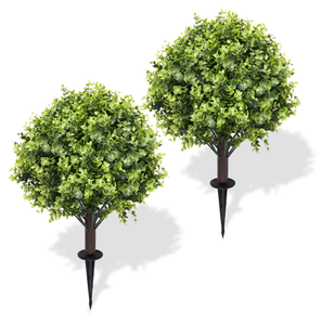 Piante Artificiali di <span class=keywords><strong>Cipresso</strong></span> Topiario da Esterno con Picchetto, Finte Siepi di Cedro Resistenti ai Raggi UV per Decorazione Portico Anteriore - Product Image 5